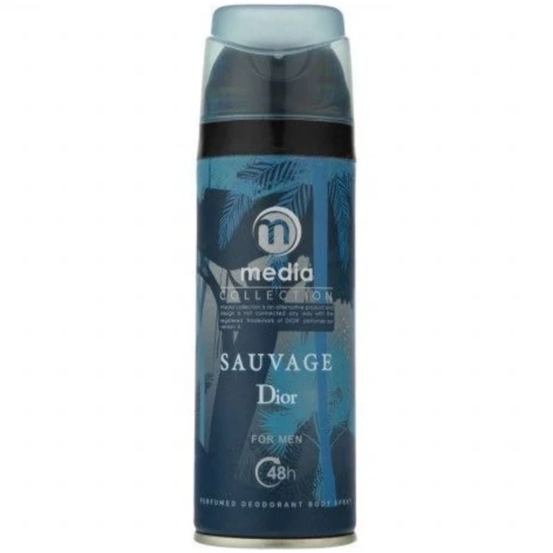 اسپری بدن مردانه ساواج دیور Sauvage Dior مدیا (media)-حجم 200 میل media Sauvage Dior Body Spray 200ml