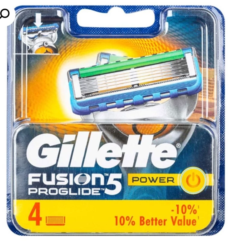 تیغ یدک ژیلت مدل Fusion Proglide Power5 بسته 4 عددی