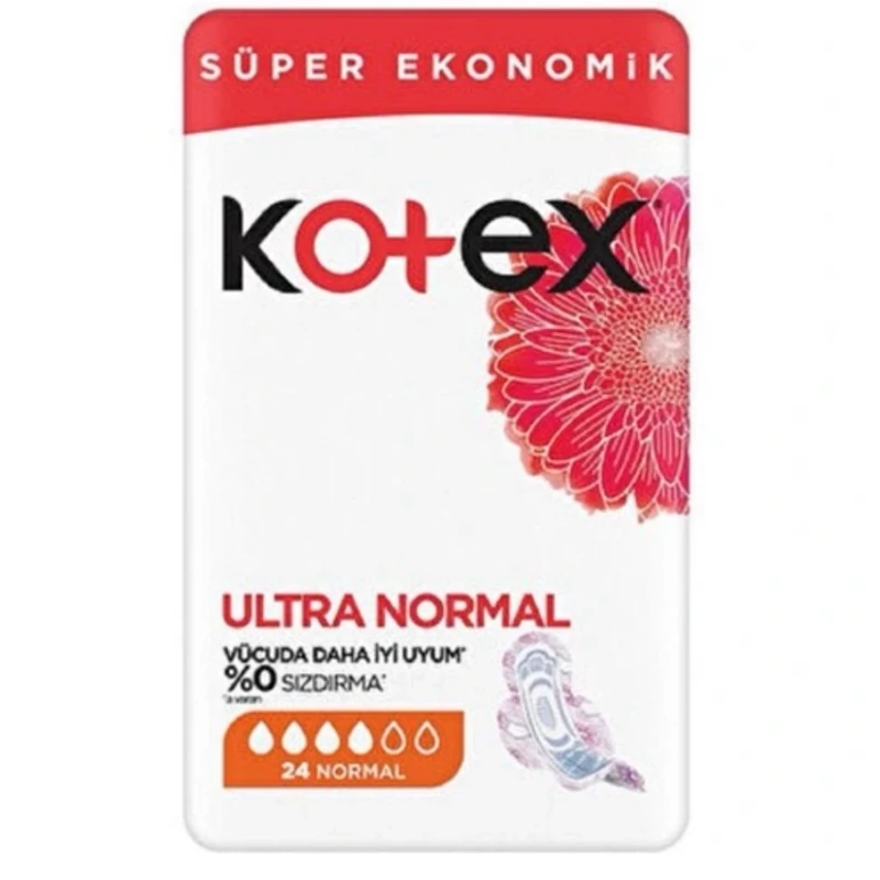 نوار بهداشتی کوتکس مدل Ultra Normal سایز نرمال بسته 24 عددی