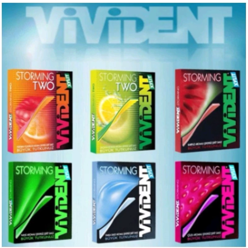 آدامس استورمینگ ویویدنت ViViDENT پک 6 تایی محصول ترکیه