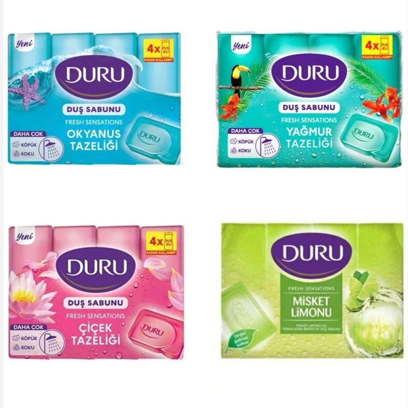 صابون حمام دورو DURU بسته 4 عددی 600 گرم