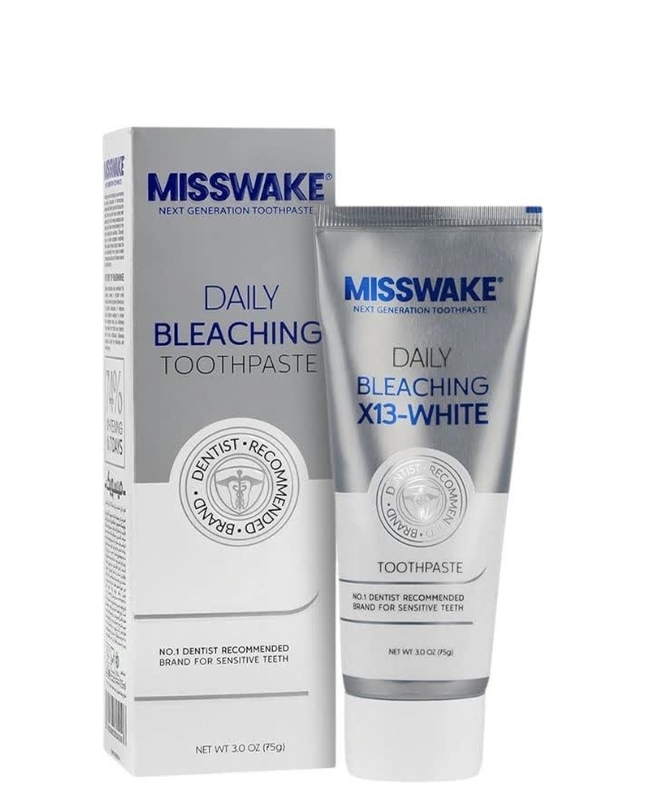 خمیر دندان سفید کننده روزانه میسویک – مدلMisswake Daily Bleaching X-13 White0