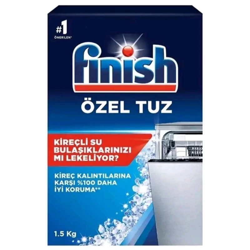 نمک ماشین ظرفشویی فینیش اصل 1.5 کیلویی ساخت ترکیه جدیدترین سری
