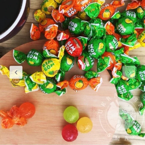 آبنبات بیم بوم روشن ROSHEN اوکراین در 4 طعم