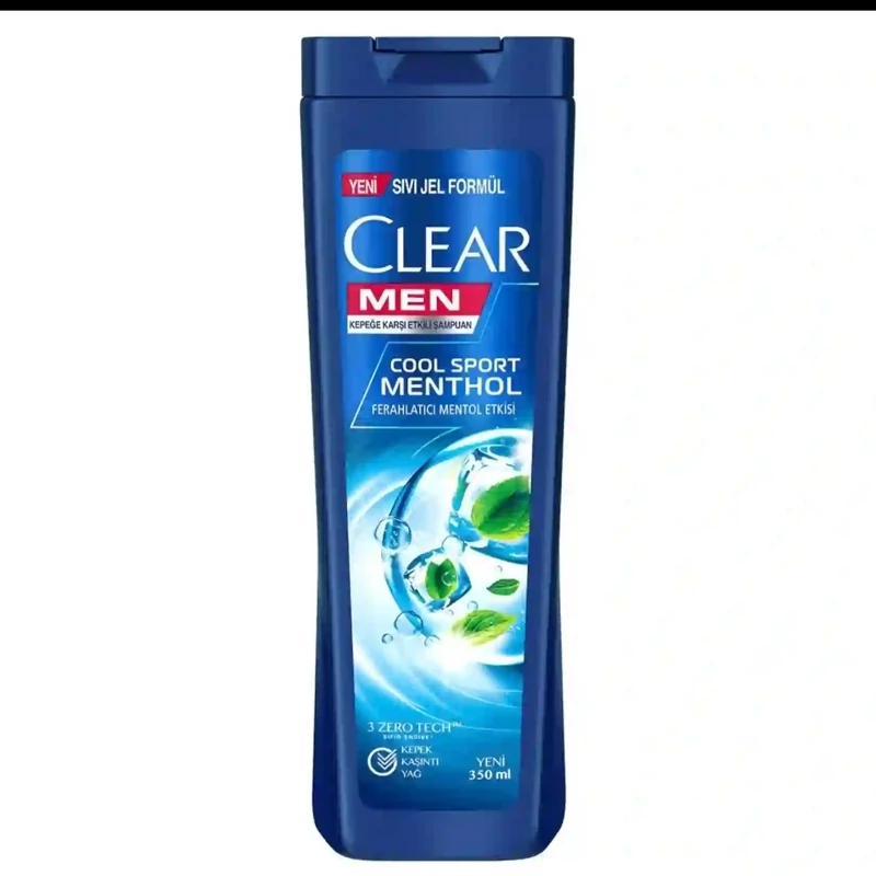 شامپو کلیر Clear مردانه مدل Cool Sport Menthol حجم 350 میل