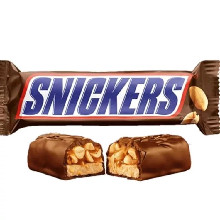 شکلات اسنیکرز Snickers با مغز بادام وزن 50 گرم