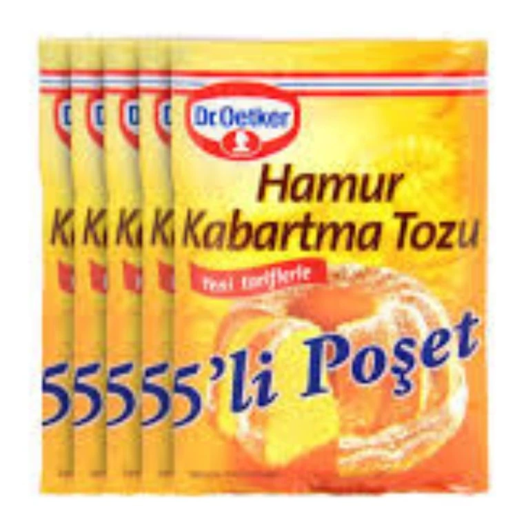 بکینگ پودر دکتر اوتکر 5 عددی تاریخ جدید Dr. Otker baking powder 5 pieces محصول ترکیه