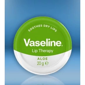 بالم لب Vaseline مدل Aloe Vera بالم لب مرطوب کننده وازلین آلوئه ورا حجم 20 گرم