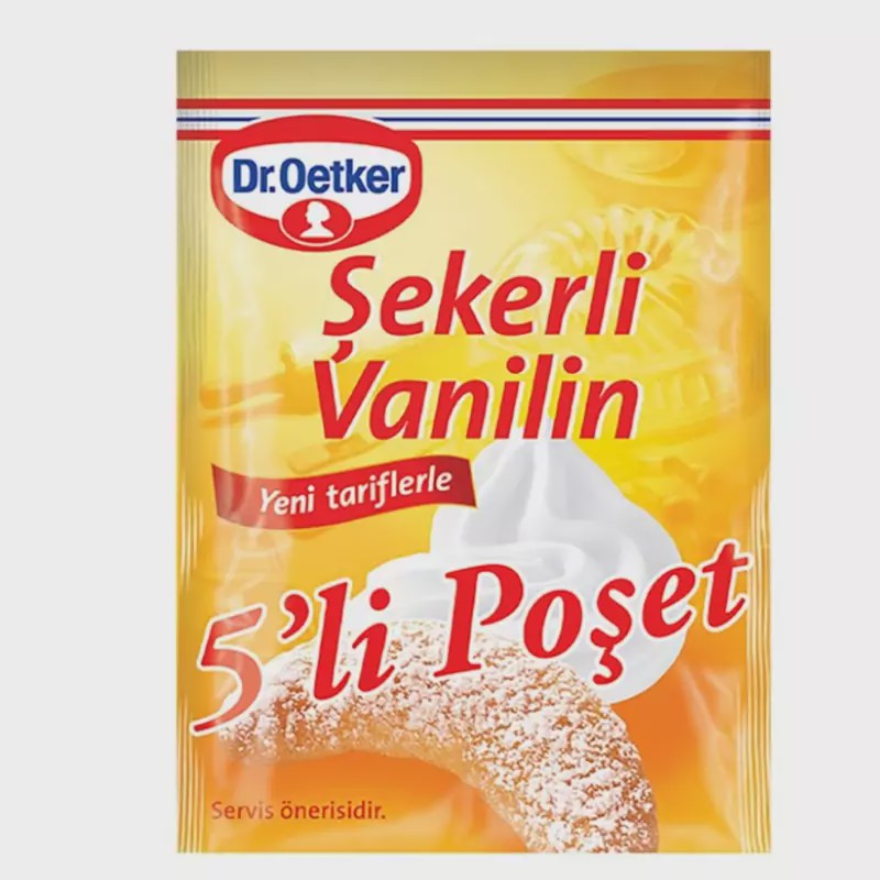 وانیل دکتر اوتکر Dr.Oetker پنج عددی تاریخ جدید محصول ترکیه