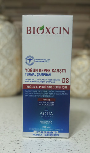 شامپو ضد شوره بیوکسین DS مدل AQUA THERMAL حجم 200میل