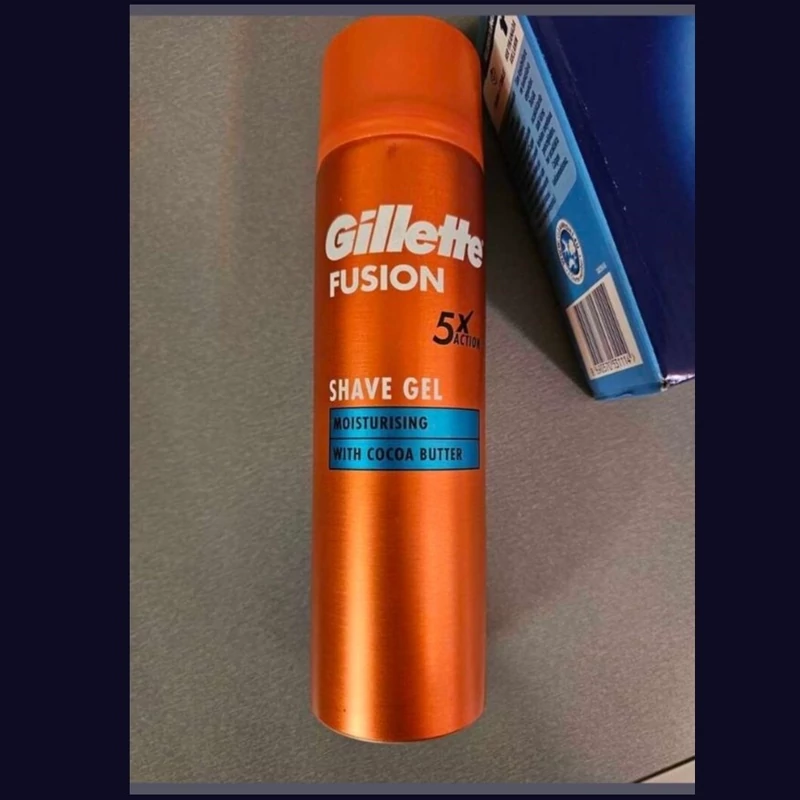 ژل اصلاح ژیلت Gillette مدل FUSION 5 مخصوص پوست حساس 200 میل