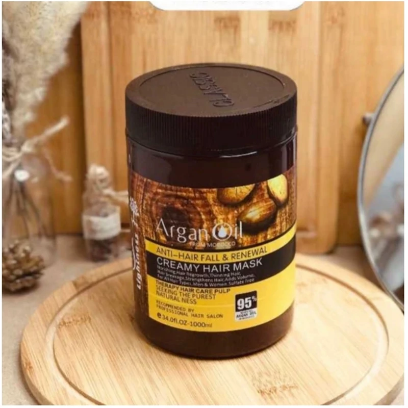 24 عدد ماسک مو بدون سولفات لایتنس حاوی آرگان  Lighteness Hair Mask