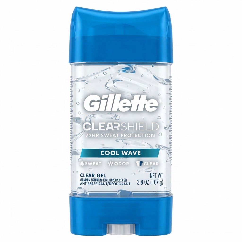 مام صابونی ژیلت Gillette مدل COOL WAVE حجم ۱۰۷ گرم  و ۷۲ساعته