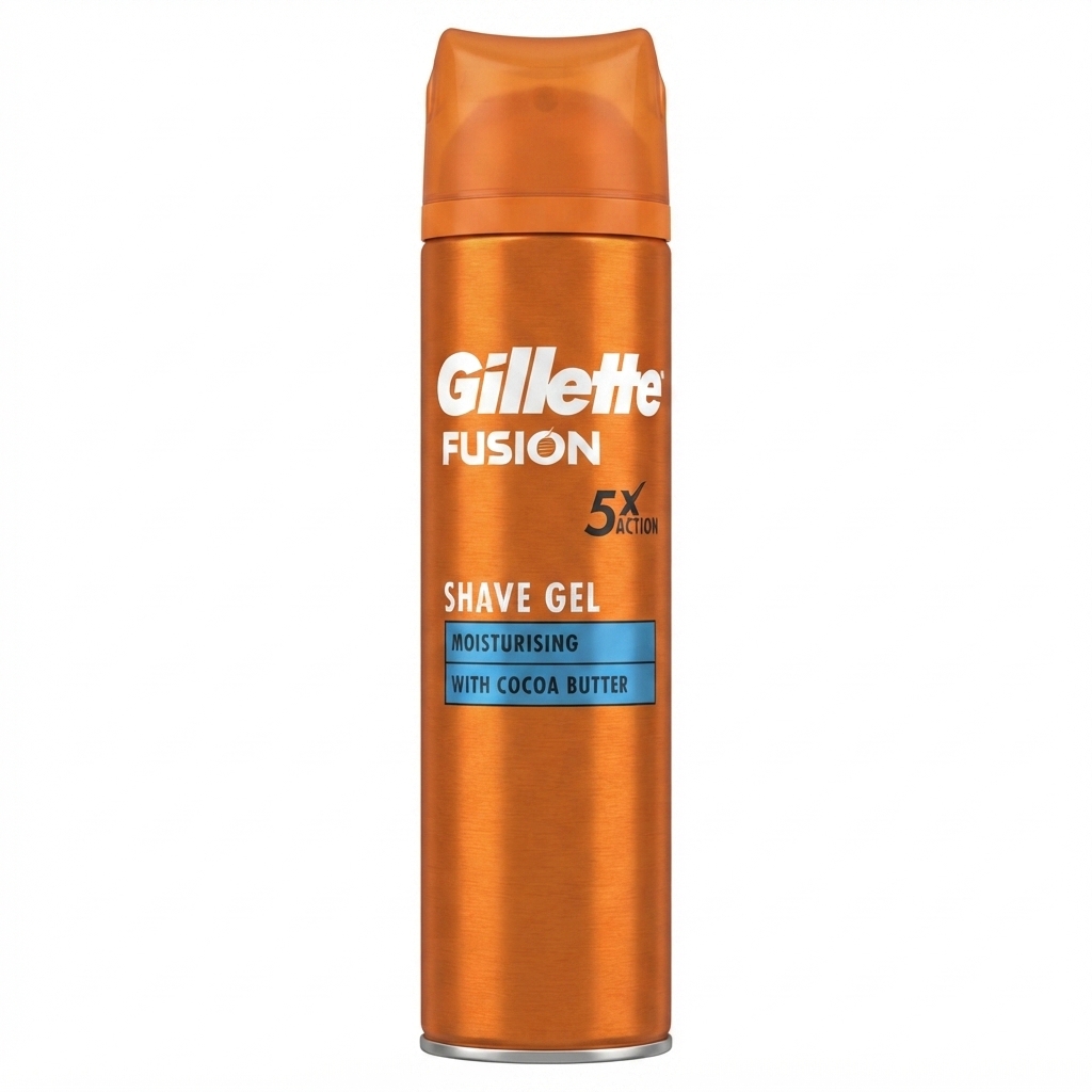 ژل اصلاح ژیلت Gillette مدل FUSION 5 مخصوص پوست حساس 200 میل